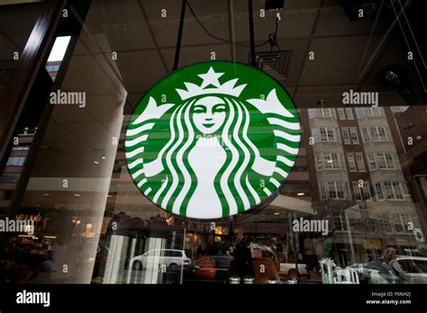 Starbucks Store Sign Usa Stock Photo Alamy