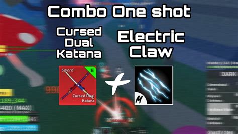 Blox Fruit Combo One Shot Cdk Electric Claw Bounty Hunt Youtube