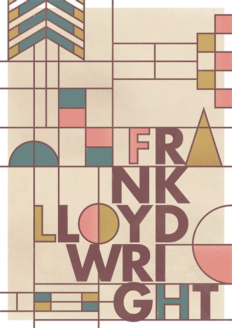 Frank Lloyd Wright Lettering Fonts Typography Frank Lloyd Wright