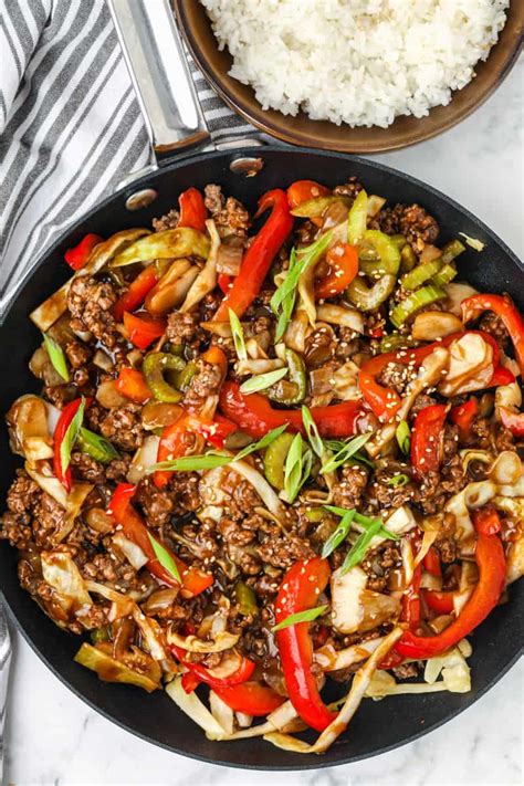 Sesame Ground Beef Stir Fry Spend With Pennies