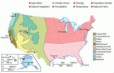 Map Of United States Climate Zonesmap United States