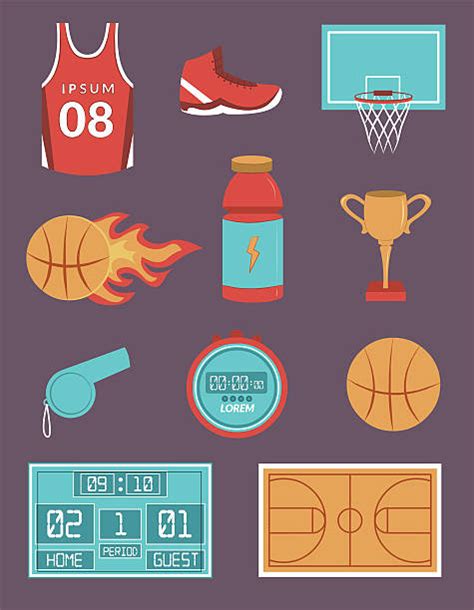 Royalty Free Basketball Scoreboard Clip Art Vector Images