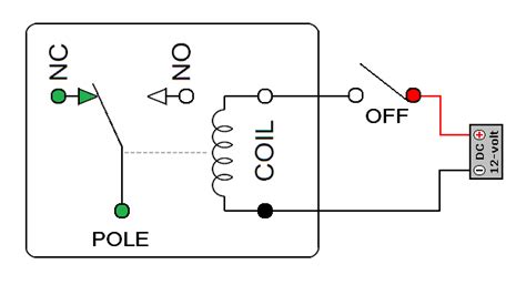 Relay Pin Configuration Basiccircuit Circuit Diagram