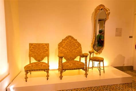 Parastoo chair inspired by swallow(tern) designed by ali alavi. Chairs designed by Antoni Gaudi, picture taken at Guell ...