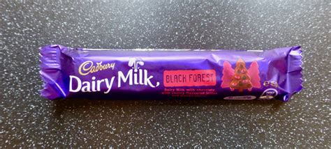 May contain traces of egg, peanuts. Cadbury Dairy Milk Black Forest - Nibbles 'n' Scribbles