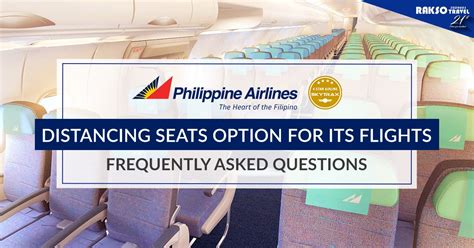 TRAVEL ADVISORY Philippine Airlines Distancing Seats Option For Its