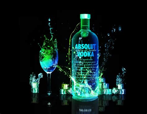 2 shots of vodka gif. Absolut Vodka | Just a try to have fun with the Wacom ...