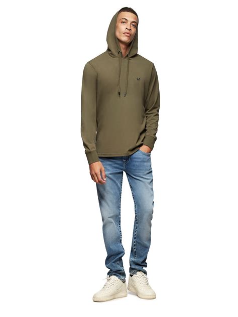HOODED LONG SLEEVE SHIRT