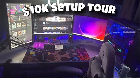 My 10000 Gaming Setup Tour Youtube