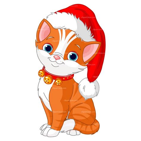 Pic Christmas Kitten Clip Art 2 Image 25221