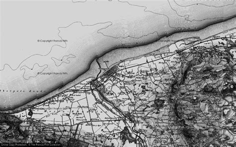 Historic Ordnance Survey Map Of Rhyl 1898 Francis Frith