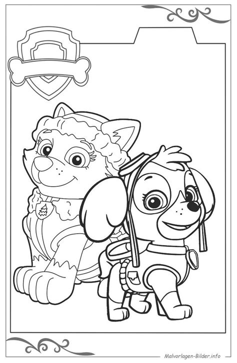 Paw Patrol Malvorlagen Kostenlos Online Am Computer Bildschirm Ausmalen