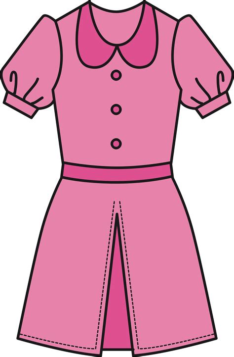 Pink Dress Clipart Clip Art Library