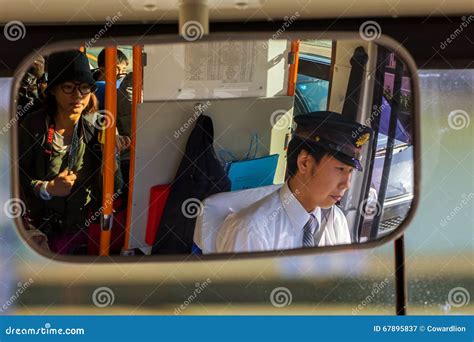 Un Autista Di Autobus Giapponese In Ise City Fotografia Editoriale