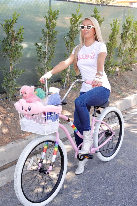 Paris Hilton Out On A Bike In Beverly Hills 07092020 Hawtcelebs