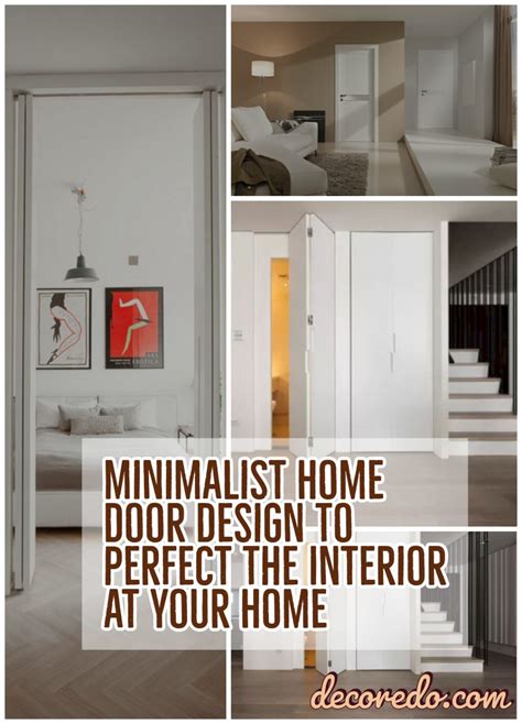 12 Minimalist Home Door Design To Perfect The Interior At Your Home