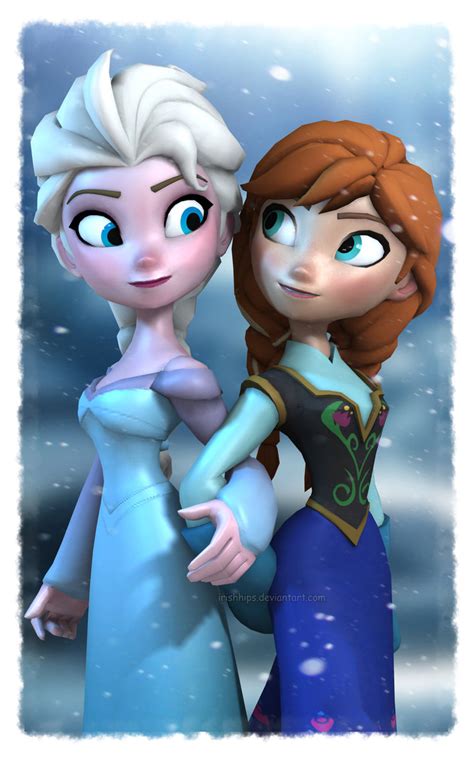 Disneys Frozen Elsa And Anna By Irishhips On Deviantart