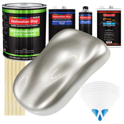 Urethane Basecoat Paint Low Voc Sterling Silver Metallic — Tcp Global