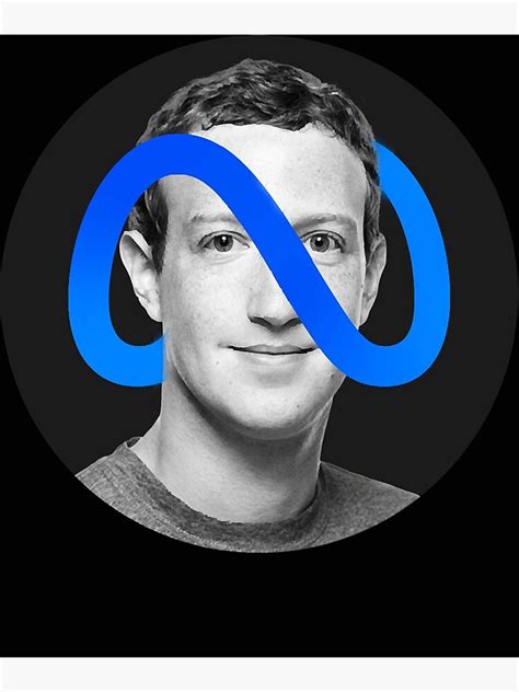 Mark Zuckerberg Meta Facebook Fan Art Classic T Shirtpng Poster For