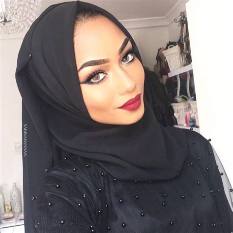 sabinahannan fashion hijab makeup sexy beauty
