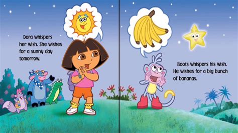Dora The Explorer Doras Bedtime Wishes Story Kidschanneltv Youtube