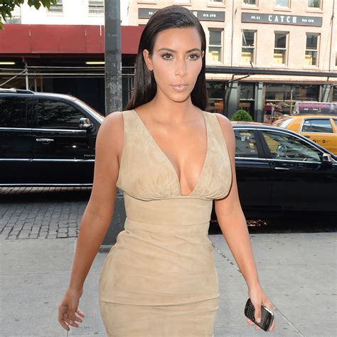 Kim Kardashian In Nude Dresses Video Popsugar Fashion