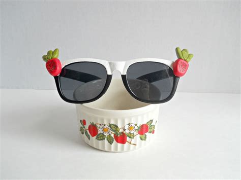 sugru strawberry sunglasses diy · how to make a pair of sunglasses · home diy on cut out keep