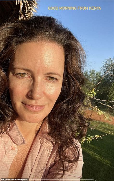 kristin davis shows off her natural beauty as she goes makeup free in kenya sound health and