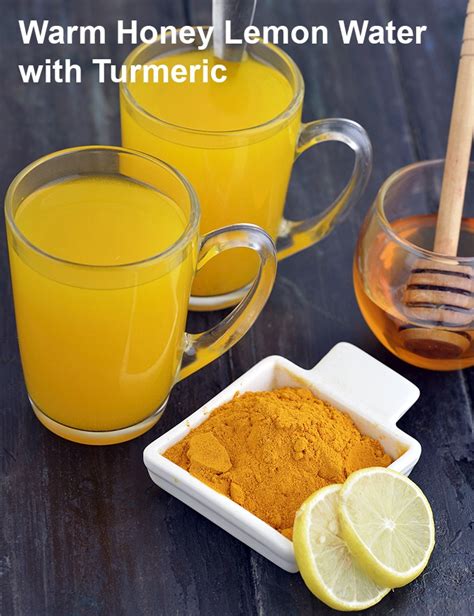 Warm Honey Lemon Water With Turmeric Anti Inflammatory Recipe For