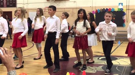 Jake And 5th Grade Class Dance Salsa Youtube