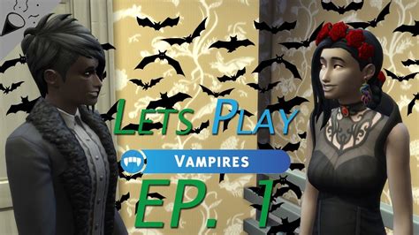 Lets Play Sims 4 Vampires Part 1 Vampire Create A Sim Youtube