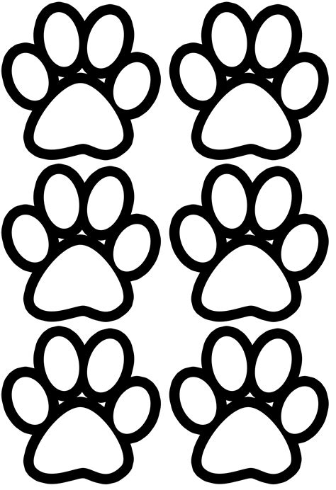 Tiger Paw Print Coloring Page Sketch Coloring Page