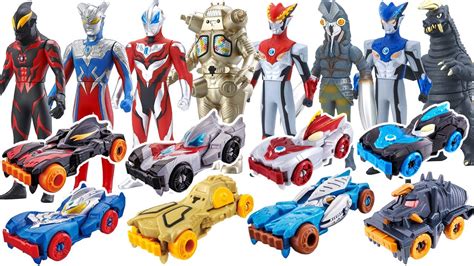 ウルトラマン おもちゃ ウルトラビークル Mainan Ultraman Toys Ultra Transformation Cars