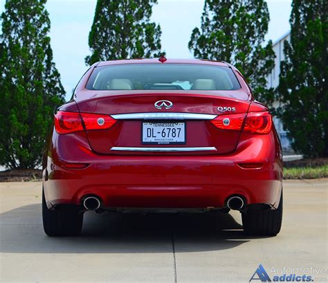 Aesthetically, the layout is very original. 2016 Infiniti Q50 Red Sport 400 Review & Test Drive ...