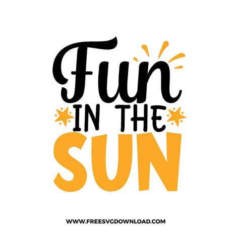 Fun In The Sun Svg And Png Free Summer Cut Files Free Svg Download