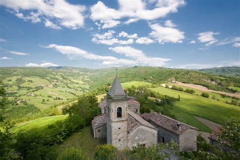 Architecture House Church Building Hill Nature Landscape Italy