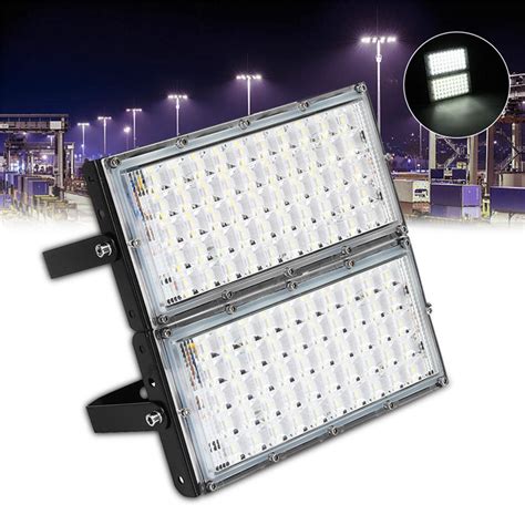 100w 100 Led Flood Light Ip65 Waterproof Outdoor Super Bright Security