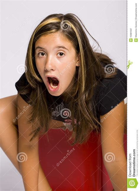 Girl Looking Surprised Royalty Free Stock Photography - Image: 15981597
