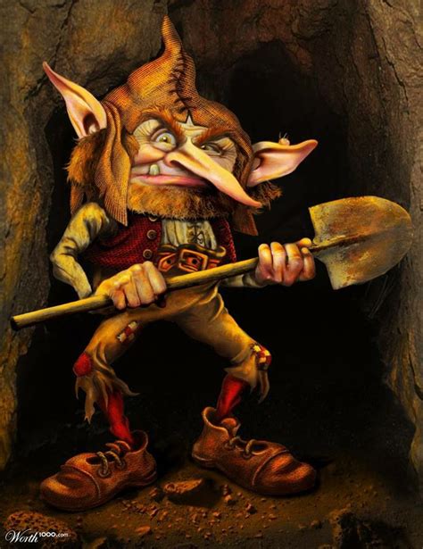 The Gnomes Know Fabelwesen Folklore Illustration
