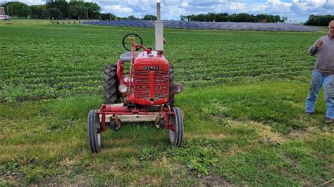 1945 Farmall A Cultivision Tractor Wwoods L59 Belly Mower Bigiron Auctions