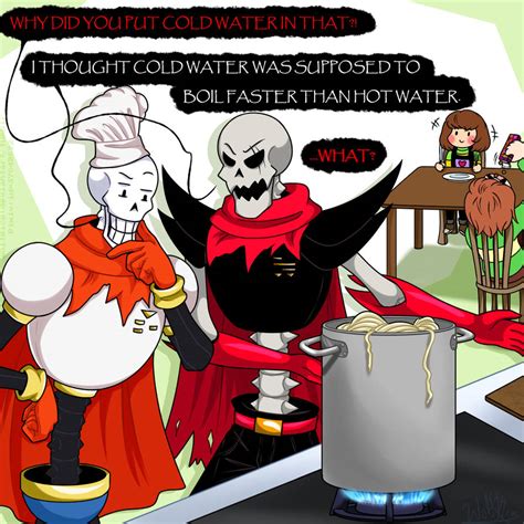 Undertale And Underfell Cooking By Wolfkice On Deviantart