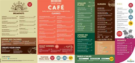 Use this menu information as a guideline, but please be aware that over time, prices and menu items may change without being reported to our site. Our Morrisons Cafe Menu - Morrisons