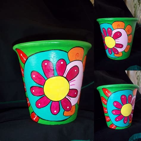Me gustó mucho el resultado final. macetas pintadas - Buscar con Google | Macetas pintadas ...