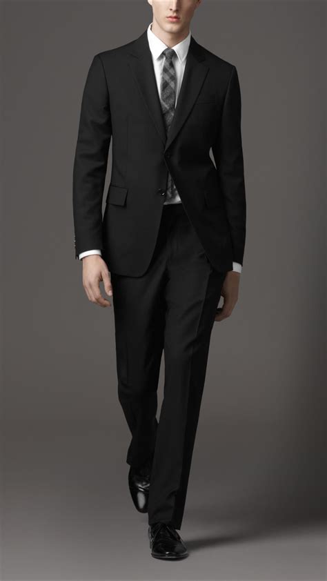 When you really want to make an impression, choose from one of the men's wool suits in our selection. Burberry Classic Fit Virgin Wool Suit in Black for Men | Lyst