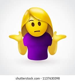Even though i love emojis, i'm still a big fan of typed emoticons. Shrug Emoji Images, Stock Photos & Vectors | Shutterstock