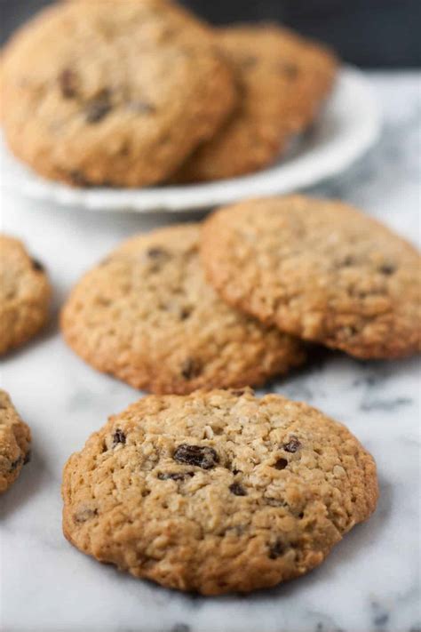 Bakery Style Oatmeal Raisin Cookies Boston Girl Bakes