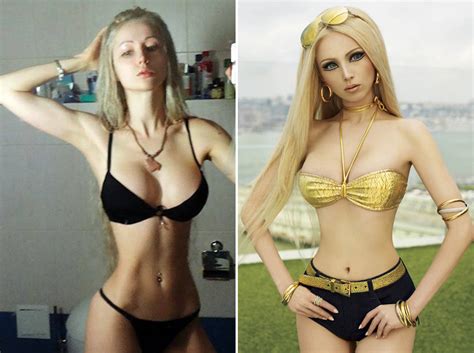 Human Barbie Valeria Lukyanova Shares Makeup Free Bikini Selfie Toofab