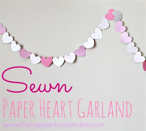 Diy 3d Decorative Paper Heart Garland Tutorial K4 Craft