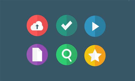 50 Flat Icons Set Best For Web And App Ui Design Icons