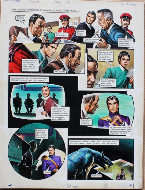 Look Learn The Trigan Empire Art By Oliver Frey Illustration Originale